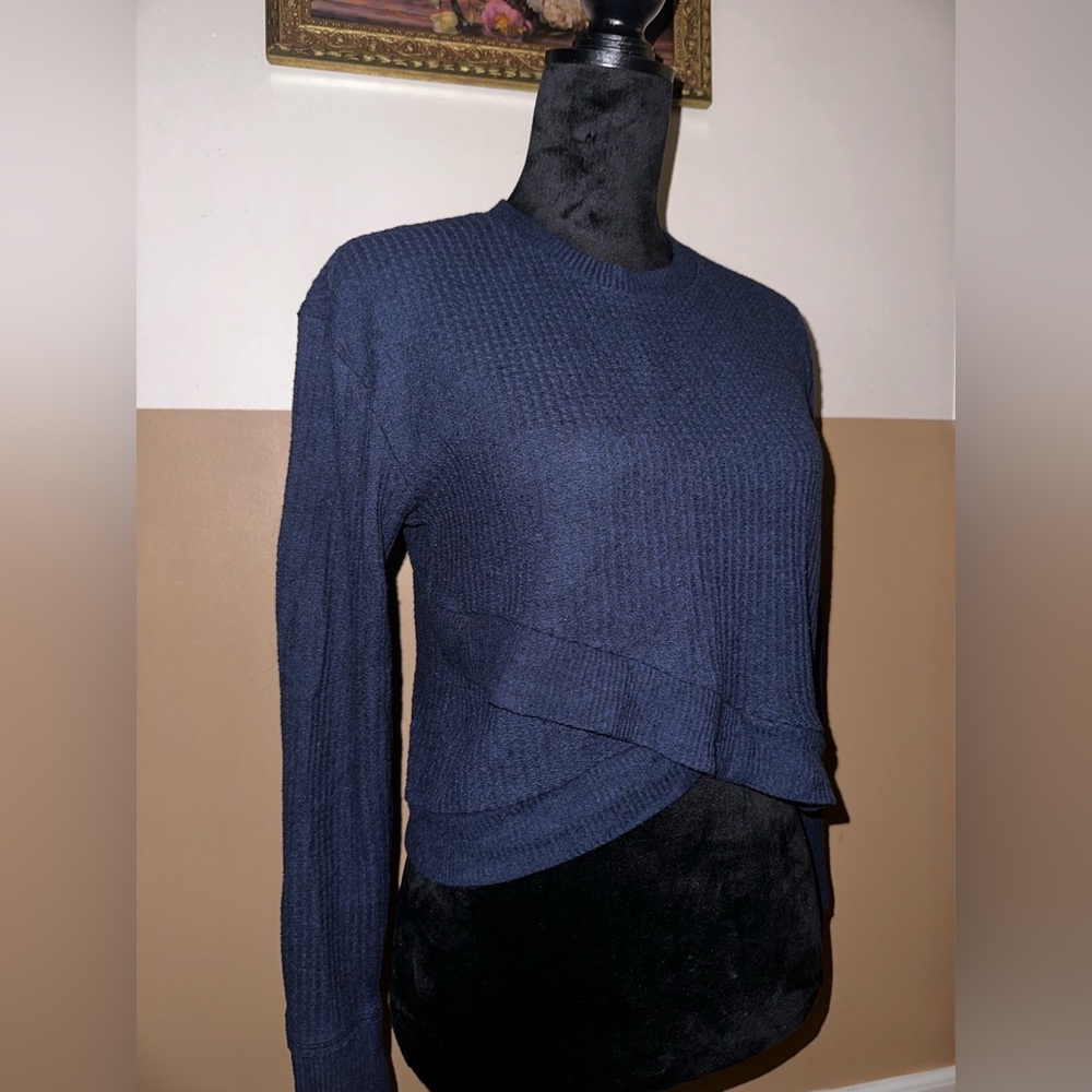 Hollister Deep Blue Knit Sweater